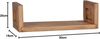 MiaMöbel Mexico Wandregal 50cm Massivholz Pinie Landhaus Mexiko Möbel Mexikanisch Bild 2