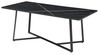 Couchtisch Riskiften 120x60x48 cm Marmoroptik, schwarz [en. casa] Bild 4