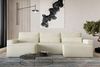 MOEBLO Wohnlandschaft DENVER U MINI, aus Cord, Couch Cord für Wohnzimmer Schlafsofa Sofagarnitur Sofa Eckcouch U-Form Cordstoff, Eckcouch Wohnlandschaft Sofa mit Ottomane Eckgarnitur Polsterecke, mit Schlaffunktion und Bettkasten Bild 2