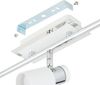 Eglo 92086 Spot LED DAVIDA Stahl chrom, weiß, GU10 max. 3X4,6W L:58cm B:7cm Bild 4