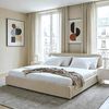 IDIMEX Polsterbett LATINI, Bett 180x200 cm mit höhenverstellbarem Kopfteil und Lattenrost Beige Bild 4