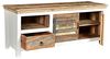 TV-Bank massivum Perth 150x60x50 cm recyceltes Holz weiß bunt Vintage Fernsehtisch Landhausstil Lowboard Shabby Chic Bild 4