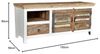 TV-Bank massivum Perth 150x60x50 cm recyceltes Holz weiß bunt Vintage Fernsehtisch Landhausstil Lowboard Shabby Chic Bild 3
