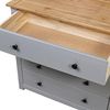 vidaXL Sideboard Grau 80x40x73 cm Kiefernholz Panama 282659 Bild 4