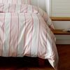 elegante Mako-Satin Bettwäsche Levens himbeerrosa|135x200 cm + 80x80 cm Bild 4