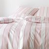 elegante Mako-Satin Bettwäsche Levens himbeerrosa|135x200 cm + 80x80 cm Bild 3