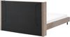 Bett mit Lattenrost VILLETTE 180 x 200 cm Samtstoff Taupe Bild 5