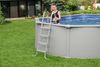 Bestway 56369 Hydrium Stahlwandpool Komplett Set mit Sandfilteranlage 610 x 366 x 122 cm, granitgrau, oval Bild 5