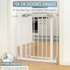 ib style® Berrin ! PREISSIEGER ! Treppengitter 58-175 cm | Ohne Bohren |Auto-Close| 90° Stop | Einhand Bedienung | 108-116 cm Bild 2