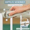 ib style® Berrin ! PREISSIEGER ! Treppengitter 58-175 cm | Ohne Bohren |Auto-Close| 90° Stop | Einhand Bedienung | 108-116 cm Bild 4