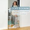 ib style® Berrin ! PREISSIEGER ! Treppengitter 58-175 cm | Ohne Bohren |Auto-Close| 90° Stop | Einhand Bedienung | 108-116 cm Bild 5