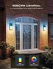 Govee Outdoor Wandleuchte RGBIC, 1500LM Smart LED Wandleuchte Aussen mit 45 Scene Modes, IP65 Wasserdicht für Wandlampe, DIY Wandleuchte, Funktioniert mit Alexa, Google Assistant und Matter, 2 Stück Bild 2