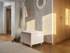 Pouf mit Stauraum FERNDALE Stoff Beige Bild 2