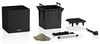 LECHUZA Pflanzgefäß CANTO Stone 30 LED Low ALL-IN-ONE 30x30 cm Schwarz 446095 Bild 3