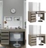 Schminktisch-Set Sherry Greige 120 cm mit Hocker Vicco Bild 2