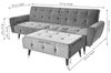 Jahnke Ecksofa Chillax Dream Corner Boucle Weiß Bild 3