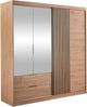 Kleiderschrank Mrynit 203 (Farbe: Artisan Eiche / Artisan Eiche + Schwarz) Bild 4