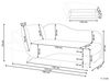 Chaiselongue Leinenoptik dunkelblau mit Bettkasten linksseitig MERI II Bild 3