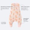 Duomiaomiao Baby Schlafsack, 1x Winterschlafsack, 2.5tog-rosa Wald, 95cm / Babygröße 100-110cm, 100% Baumwolle Bild 4