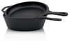 BBQ-Toro Kasserolle Gusseisen Topf mit Pfannendeckel, 5 Liter - schwarz, Gusseisenpfanne, Gusseisen Bild 4