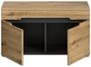 Lomadox Sitzbank CORTONA-158, Sitzbank Schuhbank Schuhschrank Garderobenbank modern grau mit Eiche Bild 2