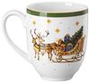 Hutschenreuther Becher mit Henkel Happy Wintertime Green, Tasse, Porzellan, Mehrfarbig, 400 ml, 02488-727472-15505 Bild 2