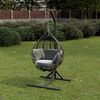 QLS Hängesessel GESTELL aus Stahl mit Haken 212 cm bis 100 kg, Stabil Outdoor pulverbeschichtet Luxus (ohne Hängesessel) Bild 3