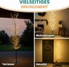 Gartenpirat LED Baum 180 cm schwarz mit 1500 LED warmweiß Timer-Funktion IP44, LED fest integriert, Warmweiß Bild 5