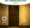 Gartenpirat LED Baum 180 cm schwarz mit 1500 LED warmweiß Timer-Funktion IP44, LED fest integriert, Warmweiß Bild 4