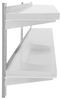 Royal Catering Hängeregal 180 cm 35 kg Gastro doppeltes Regal Wandbord Wandregal Edelstahl Bild 3