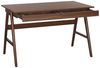 Schreibtisch dunkler Holzfarbton 120x70 cm 2 Schubladen SHESLAY Bild 5