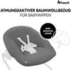 hauck Schonbezug für Babywippen und Newborn Aufsätze Alpha Bouncer Premium, Alpha Bouncer Deluxe, Alpha Bouncer 2in1, Atmungsaktive Musselin Baumwolle, 85 x 74 x 0,25 cm (Dark Grey) Bild 2