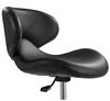 Physa Drehstuhl Friseurstuhl Rollhocker Kosmetikstuhl Arbeitshocker Hocker Schwarz, Schwarz Bild 3
