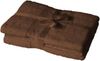 Badetuch 2er Set 100 x 150 cm Schokobraun Bild 3