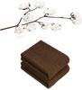 Badetuch 2er Set 100 x 150 cm Schokobraun Bild 4