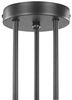'Kidane' Hängeleuchte Schwarz aus Metall 6-flammig für Esszimmer Wohnzimmer Salon Industrie Look Modernes Design Bild 4