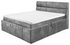 Boxbett >AVIDANO 6< 180x200 cm Liegefläche, Bezug in grey - 203x123x213cm (BxHxT) Bild 1