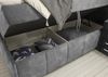 Boxbett >AVIDANO 6< 180x200 cm Liegefläche, Bezug in grey - 203x123x213cm (BxHxT) Bild 4
