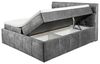 Boxbett >AVIDANO 6< 180x200 cm Liegefläche, Bezug in grey - 203x123x213cm (BxHxT) Bild 5