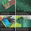 KESSER® Gartensack Set Laubsack Gartenabfallsack inkl. Handschuhe - Selbststehend 4 Griffe Stabil Robust & Faltbar - Laubsäcke Rasenschnitt Gartensäcke für Gartenabfälle Grünschnitt Grün, 6x500 Liter Bild 3