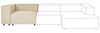 Ecksessel Leinen beige APRICA Bild 4