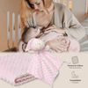 decke und Kuscheldecke 110x80 cm Fleece rosa Bild 4