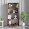 Dmora Bücherregal Haris 63,6 x 37,6 x 140 cm Braun 3 Böden 2 Türen Bild 5