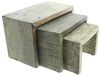 3x Dekobank "Rustikal" aus recyceltem Holz im Used Look, Blumenhocker, Blumenständer, Pflanzenständer Bild 3