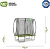 EXIT Trampolin Silhouette Rechteckig + Sicherheitsnetz 153x214 cm grün Bild 3