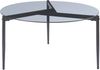 Couchtisch Ulökantaa Ø80x40 cm Rauchglas, grau [en. casa] Bild 3