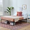 Linenspa Moderner Bettrahmen – Metallbett mit Lattenrost aus Stahl – 30 cm Stauraum unter Bestgestell – Schnelle Montage – Bett 90x190 cm Bild 1