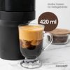 KONZEPT Gläser-Set Kaffeetassen 6-teilig – 420 ml, ideal für Kaffee, 6-tlg, aus Glas mit Henkel, hitzebeständig & spülmaschinengeeignet Bild 3