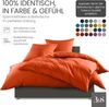 Bettwaesche-mit-Stil Mako-Satin Spannbettlaken orange 120x200cm Höhe 21-30cm Bild 4