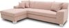 DOMO. collection Capri Ecksofa | Eckcouch in L-Form mit Schlaffunktion, Polsterecke Schlafsofa, rosa, 239 x 152 x 75 cm Bild 3